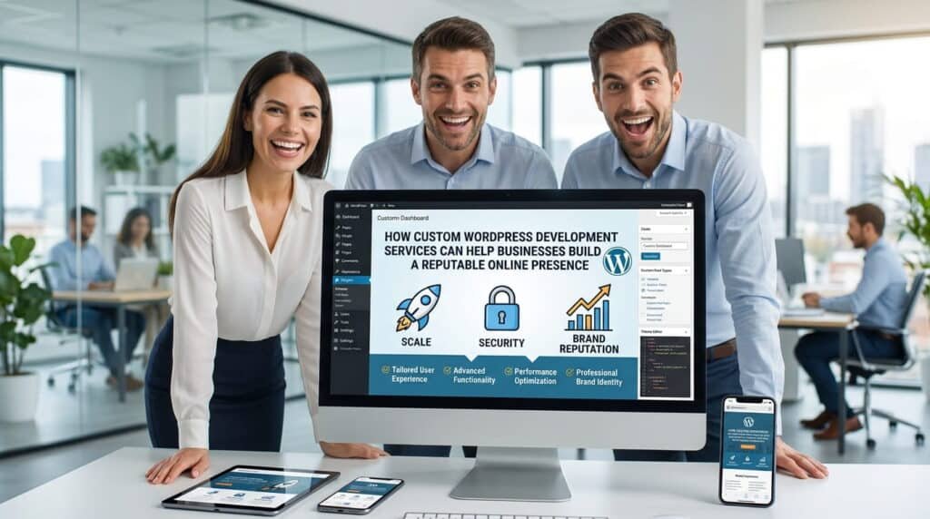How Custom WordPress Development Services Can Help Businesses Build a Reputable Online Presence